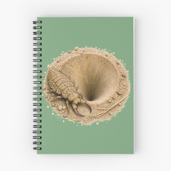 Item preview, Antlion Larva Sand Pit Natural History Study designed and sold by BloomStudio1.