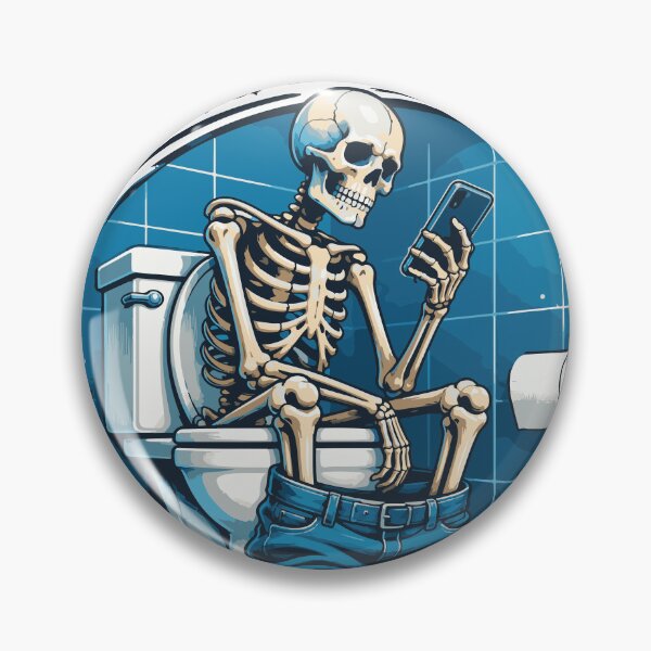 Item preview, Doing Dad Sh*t – Funny Skeleton Toilet T-Shirt Design designed and sold by ucpstudio.