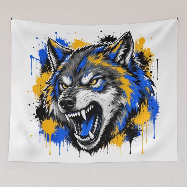 Item preview, Alpha - Graffiti Wolf designed and sold by Thor-stone.