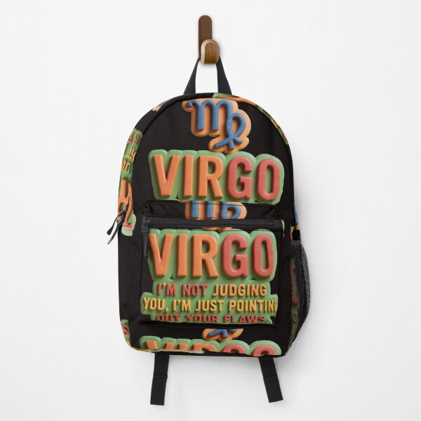 Item preview, virgo i'm not judging colorful typographic funny zodiac design designed and sold by SmashingDeals.