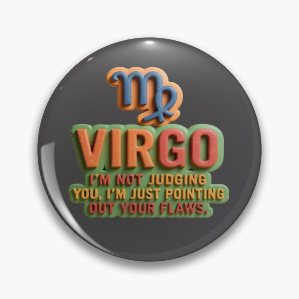 Item preview, virgo i'm not judging colorful typographic funny zodiac design designed and sold by SmashingDeals.