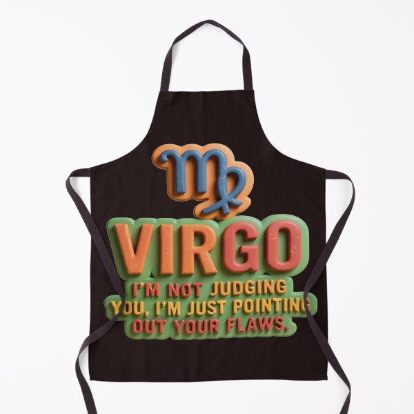 Item preview, virgo i'm not judging colorful typographic funny zodiac design designed and sold by SmashingDeals.