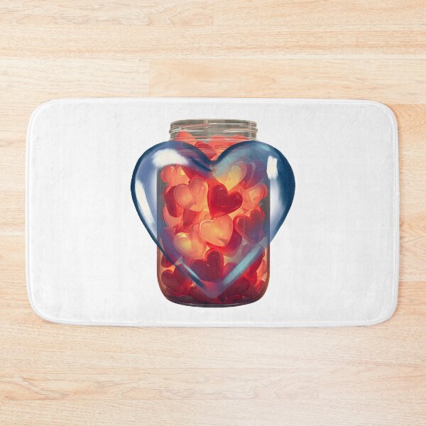 Item preview, Heart Jar – Symbolic Love Illustration – Self Love Aesthetic Art designed and sold by TestudoDesign.