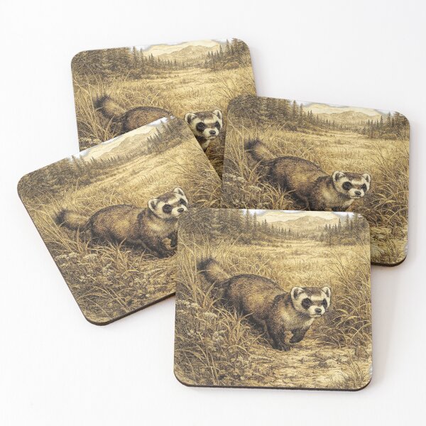 Item preview, Black-footed Ferret Prairie Hunter designed and sold by KrungiT Design .