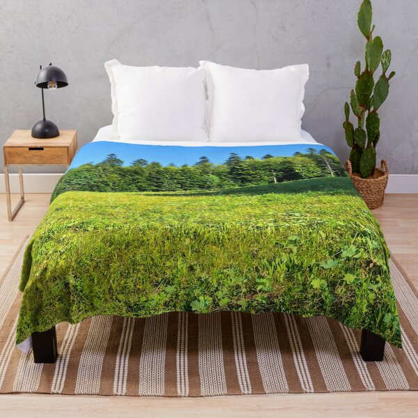 Item preview, Carpathian Green Meadow – Romania Mountain Print designed and sold by MSMPrintDesign.