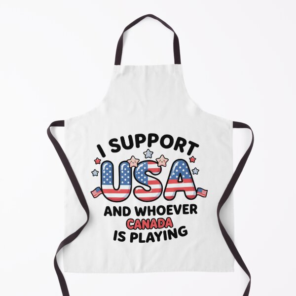 Item preview, I Support USA and Whoever Canada Is Playing designed and sold by ArtDesignTp.