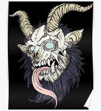 krampus evil tattoo Poster