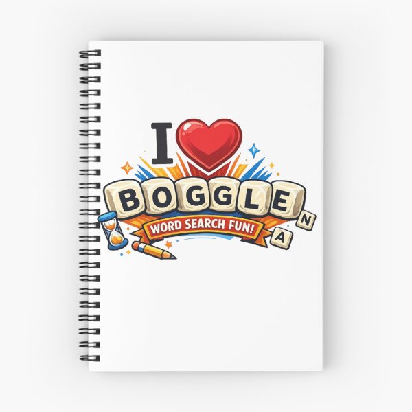 Item preview, I Love Boggle – Funny Word Game Lover Dice Puzzle Graphic Gift designed and sold by CreativeNest Prints.