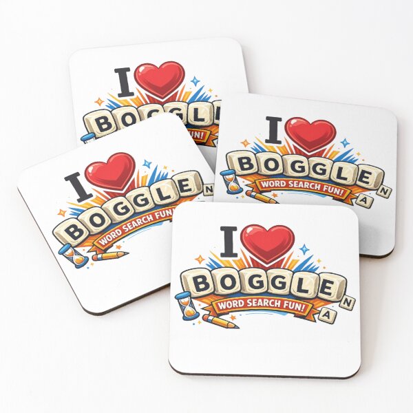 Item preview, I Love Boggle – Funny Word Game Lover Dice Puzzle Graphic Gift designed and sold by CreativeNest Prints.