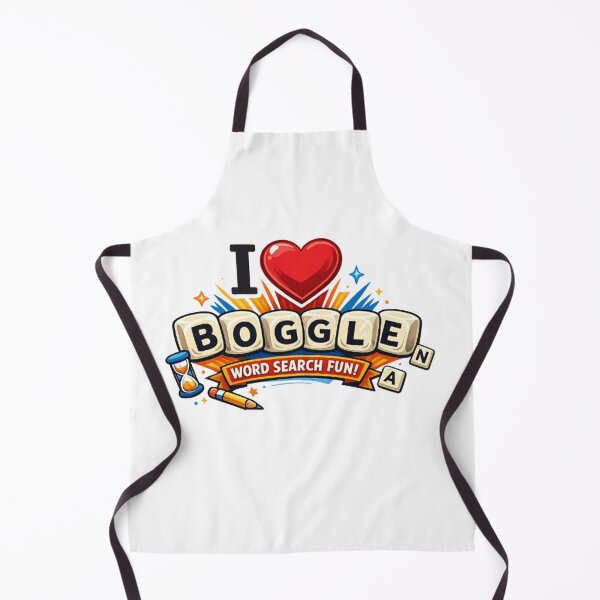 Item preview, I Love Boggle – Funny Word Game Lover Dice Puzzle Graphic Gift designed and sold by CreativeNest Prints.