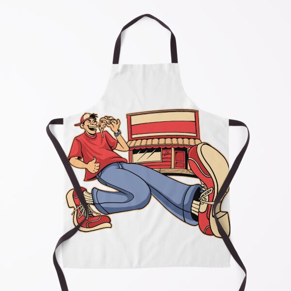 Item preview, Retro Pizza Shop Guy T-Shirt designed and sold by phsycartwork.