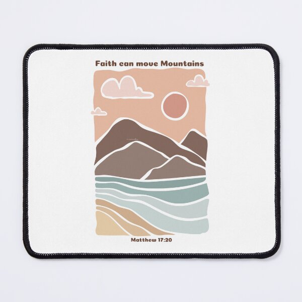 Item preview, Faith can move mountains Matthew 17:20 God is good Trust in Him and He will keep His promises Nothing is impossible designed and sold by FTLOG.