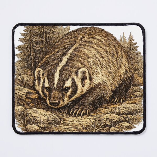 Item preview, American Badger Woodland Patrol designed and sold by KrungiT Design .