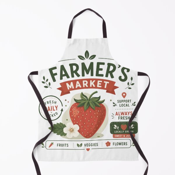 Item preview, Farmer's Market Strawberry Vintage T-Shirt Design designed and sold by ucpstudio.