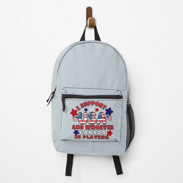 Item preview, I Support USA and Whoever Canada Is Playing patriotic designed and sold by ArtDesignTp.