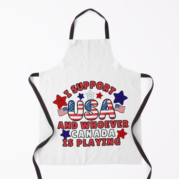 Item preview, I Support USA and Whoever Canada Is Playing patriotic designed and sold by ArtDesignTp.