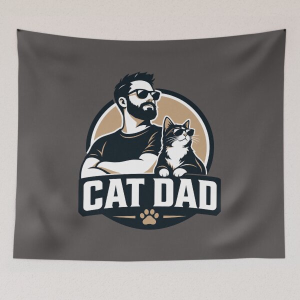 Item preview, panda/cat father designed and sold by @jon.