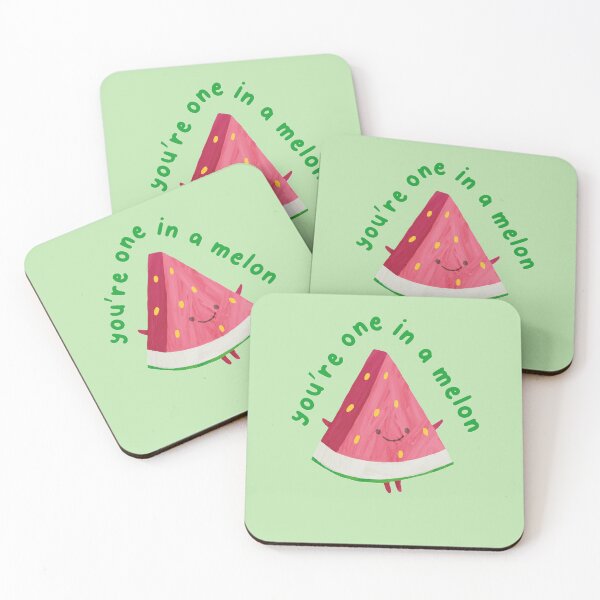 Item preview, You're One in a Melon | Cute Watermelon Pun | Kawaii Fruit Design designed and sold by alchemist1636 .