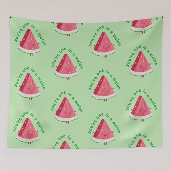 Item preview, You're One in a Melon | Cute Watermelon Pun | Kawaii Fruit Design designed and sold by alchemist1636 .