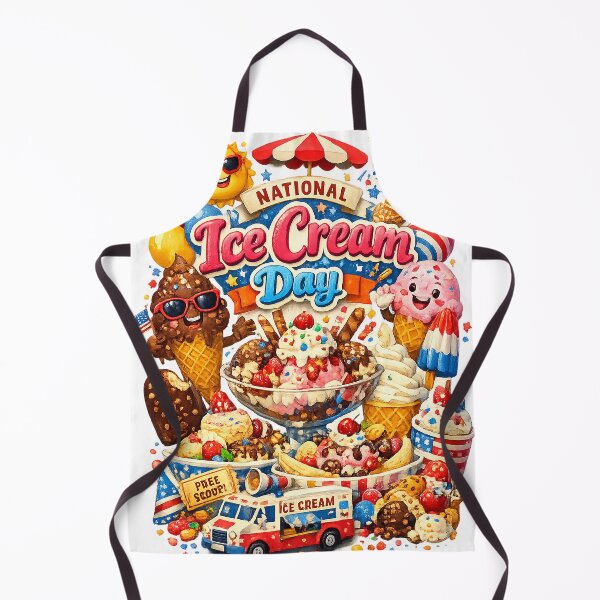 Item preview, National Ice Cream Day Sweet Summer Celebration Cute Ice Cream Illustration designed and sold by an9beac.