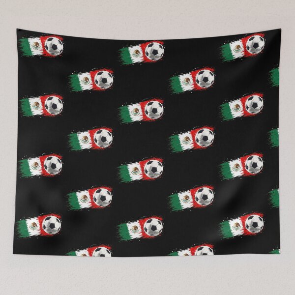 Item preview, Mexico Soccer Flag Ball Vintage Distressed Football Fan designed and sold by kienoy.