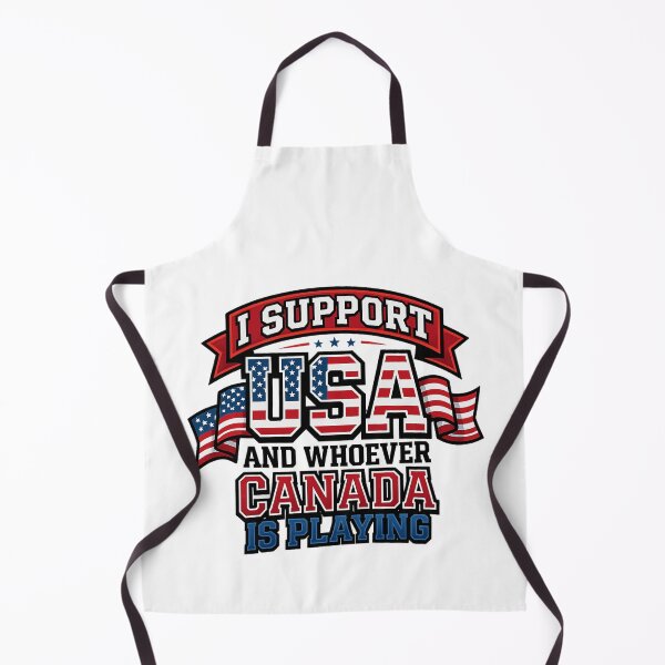 Item preview, funny I Support USA and Whoever Canada Is Playing designed and sold by ArtDesignTp.