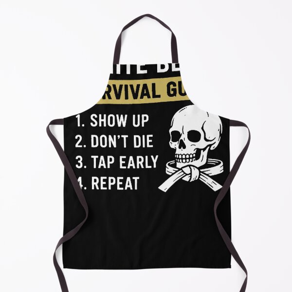 Item preview, White Belt Survival Guide Funny BJJ Brazilian Jiu Jitsu designed and sold by TheEP.