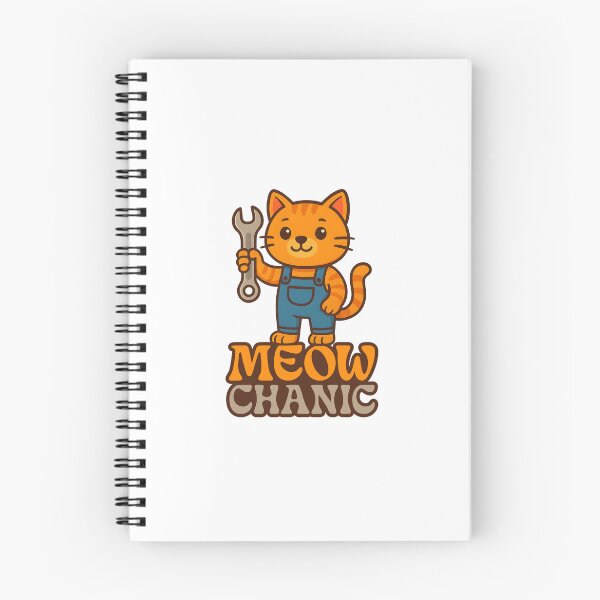 Item preview, Meowchanic Funny Cat Mechanic Cute Garage Design designed and sold by artCreativeColony.