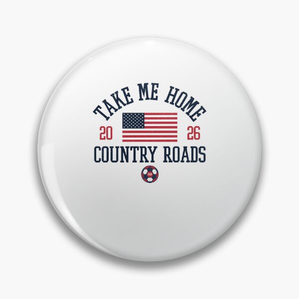 Item preview, Take Me Home Country Roads 2026 USA Flag Soccer Fan Patriotic designed and sold by kienoy.