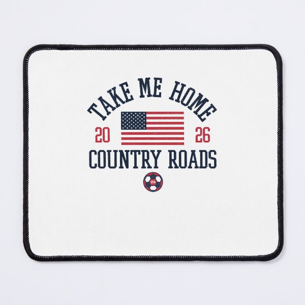 Item preview, Take Me Home Country Roads 2026 USA Flag Soccer Fan Patriotic designed and sold by kienoy.