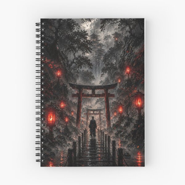 Item preview, Torii Gate Forest | Japanese Shrine Silhouette designed and sold by BHOWMIK STORE.