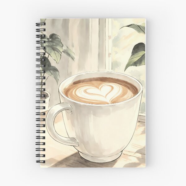 Item preview, Heart Latte by the Window designed and sold by HezeOtakuArt.
