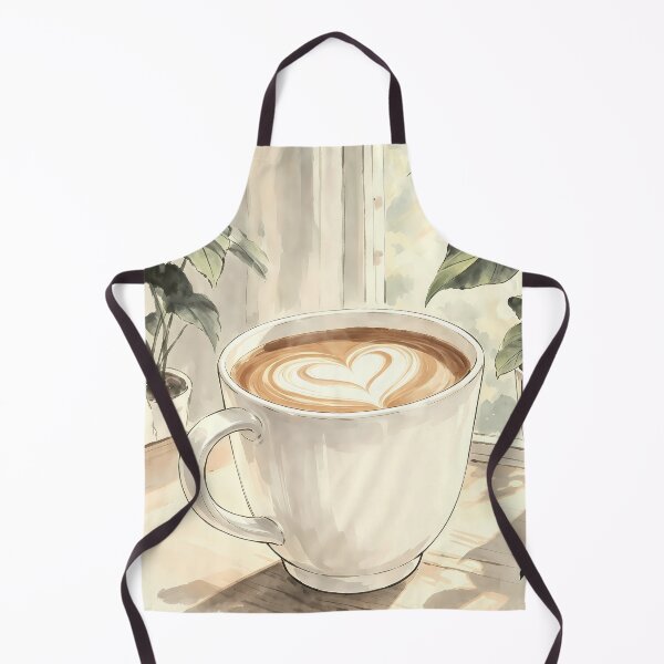 Item preview, Heart Latte by the Window designed and sold by HezeOtakuArt.