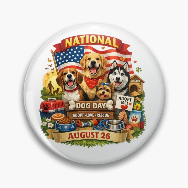 Item preview, Cute Paw Print Dog Lover Design for August 26 designed and sold by an9beac.