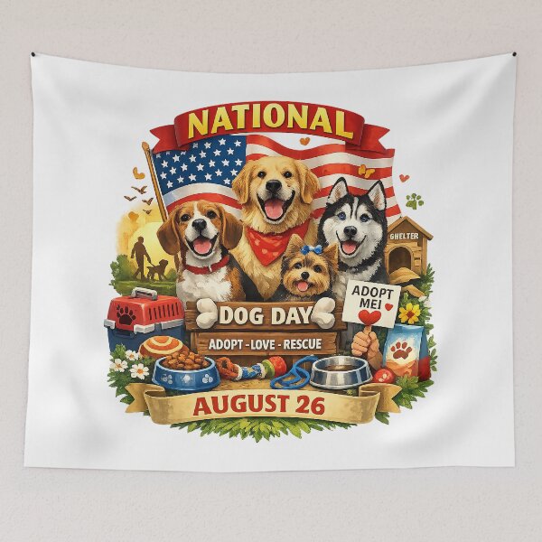 Item preview, Cute Paw Print Dog Lover Design for August 26 designed and sold by an9beac.