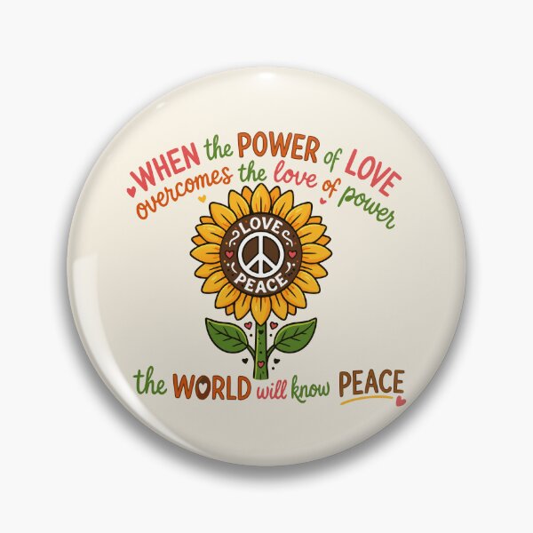 Item preview, When the power of love overcomes the love of power, peace designed and sold by Colorfulman.