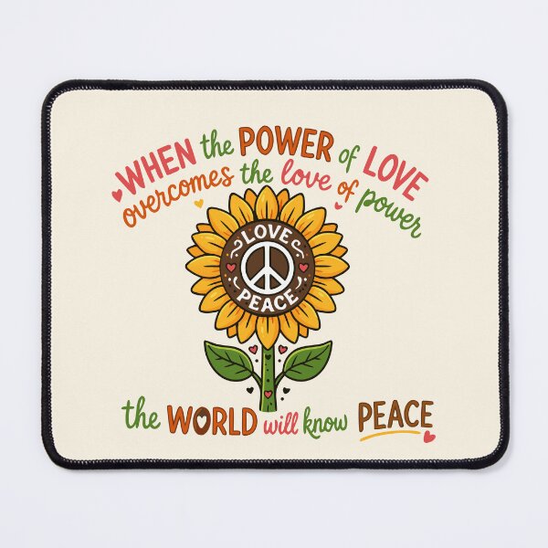 Item preview, When the power of love overcomes the love of power, peace designed and sold by Colorfulman.