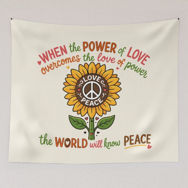 Item preview, When the power of love overcomes the love of power, peace designed and sold by Colorfulman.