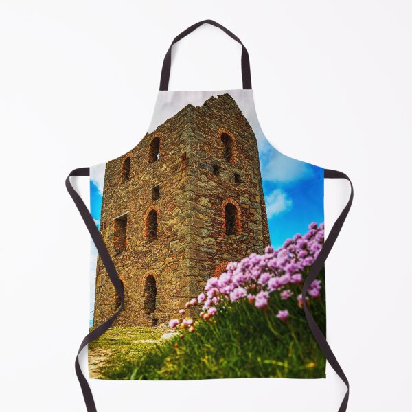 Item preview, Wheal Coates Tower, Coastal Ruin and Wildflowers, St Agnes, Cornwall, England designed and sold by Paul Thompson Photography.