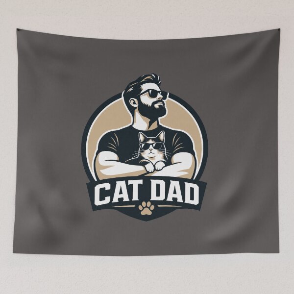 Item preview, panda/cat father designed and sold by @jon.