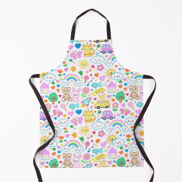 Item preview, Kindergarten Rainbow Doodle Pattern designed and sold by CI Creative Design LLC.