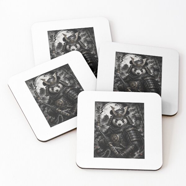 Item preview, Shadow Panda Samurai Warrior Art designed and sold by Rogue Heart Collective™.