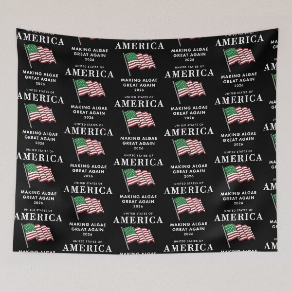 Item preview, Making Algae Great Again 2026 Funny Political American Flag designed and sold by kienoy.