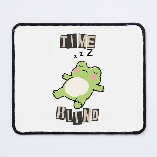 Item preview, Time Blind Sleepy Frog Funny Neurospicy ADHD Merch designed and sold by lenalenspod.