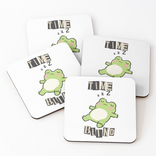 Item preview, Time Blind Sleepy Frog Funny Neurospicy ADHD Merch designed and sold by lenalenspod.