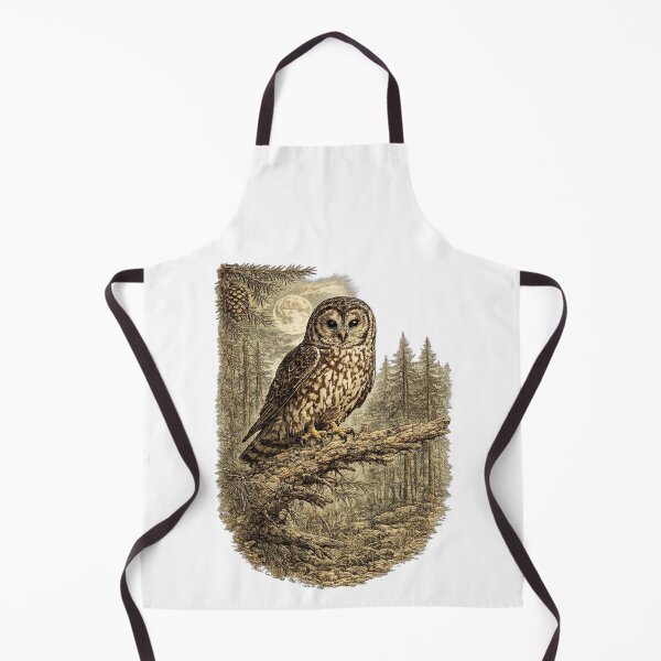 Item preview, Barred Owl Night Watch designed and sold by KrungiT Design .