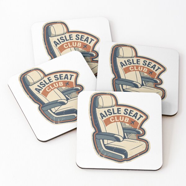 Item preview, Retro Aisle Seat Club Ovel Edition- Laptop & Suitcase Stickers for Travelers designed and sold by asumintjapan1.