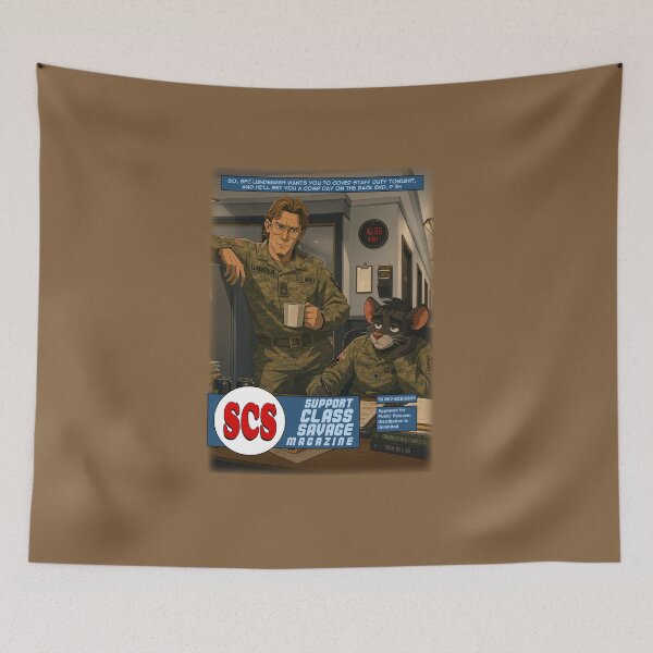 Item preview, SFC Lundbergh: "Yeah... I'm Gonna Need You To..." | Staff Duty Survival Guide | Support Class Savage Magazine Cover #007 designed and sold by SupportClassSavage.