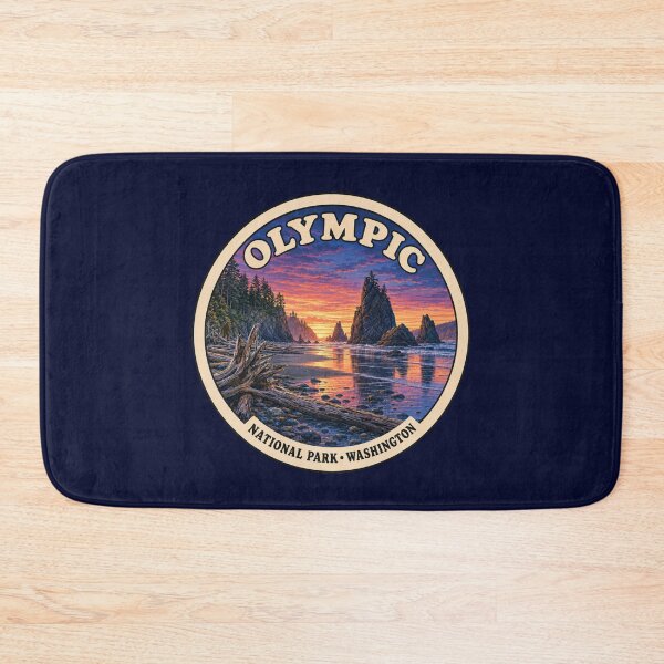 Item preview, Olympic National Park Washington Sunset with Hidden Bigfoot designed and sold by Swanny's Custom T-shirt and Gift Designs.