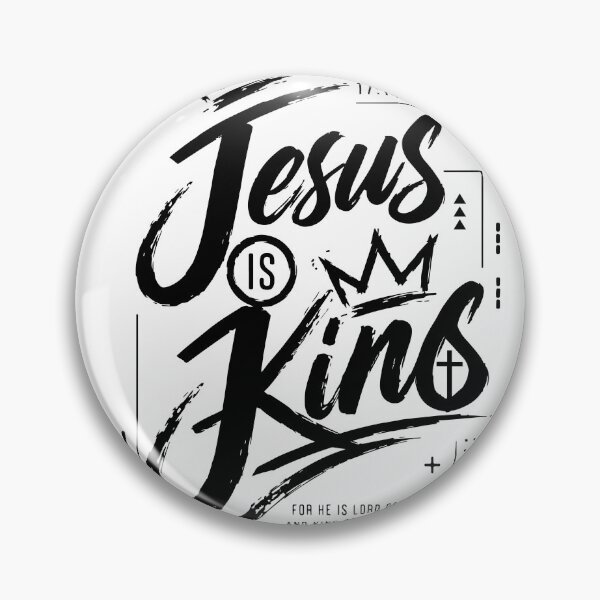 Item preview, Jesus Is King Typography T-Shirt Design designed and sold by ucpstudio.